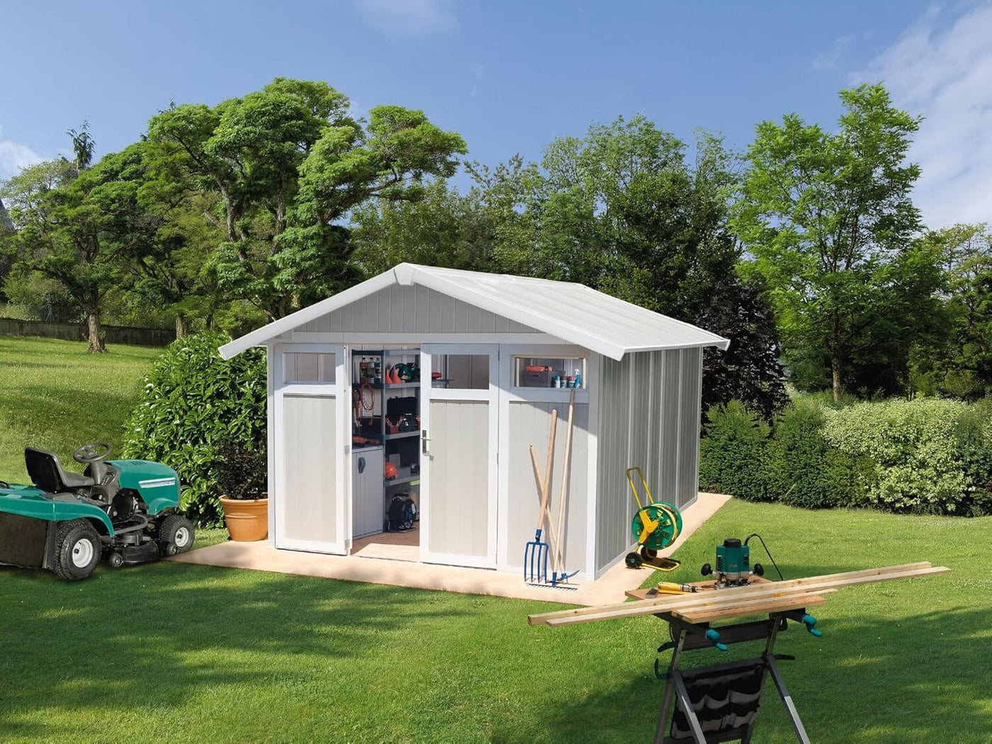 Collection d'abris de jardin de Grosfillex