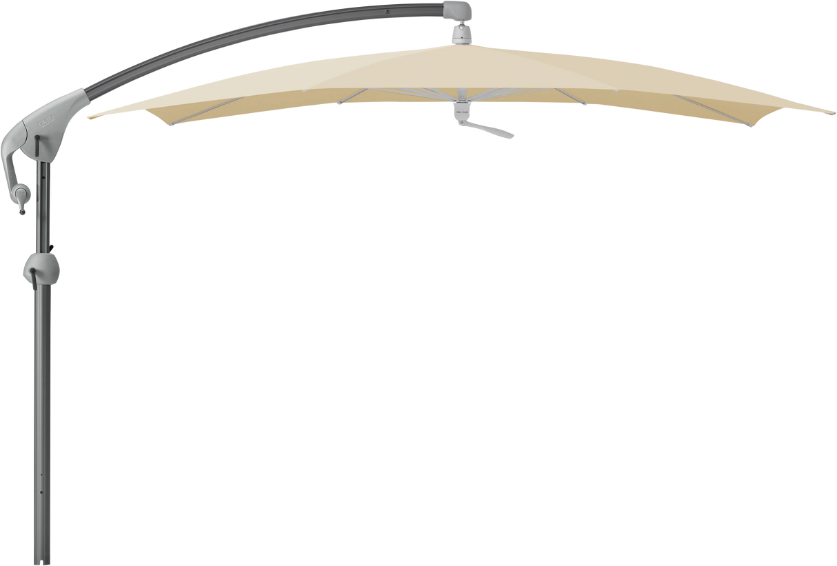 Glatz Parasol PENDALEX P+ carre Cat.5 526 Bamboo Alu anthracite laque