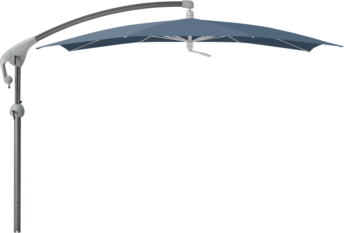 Glatz Parasol PENDALEX P+ carre Cat.5 600 Wave Alu anthracite laque