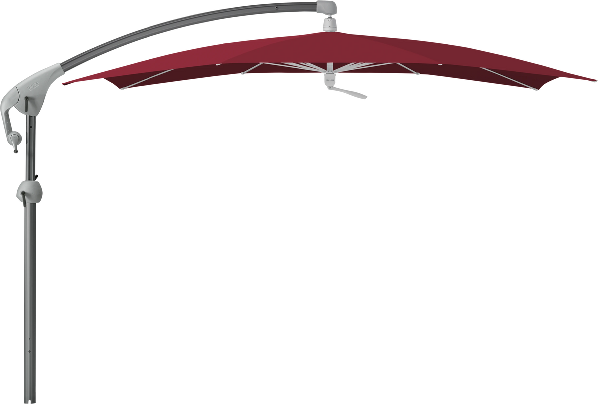 Glatz Parasol PENDALEX P+ carre Cat.5 645 Burgundy Alu anthracite laque