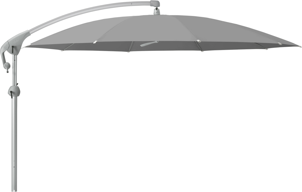Glatz Parasol PENDALEX P+ rond Cat.5 509 Slate Alu naturel eloxe