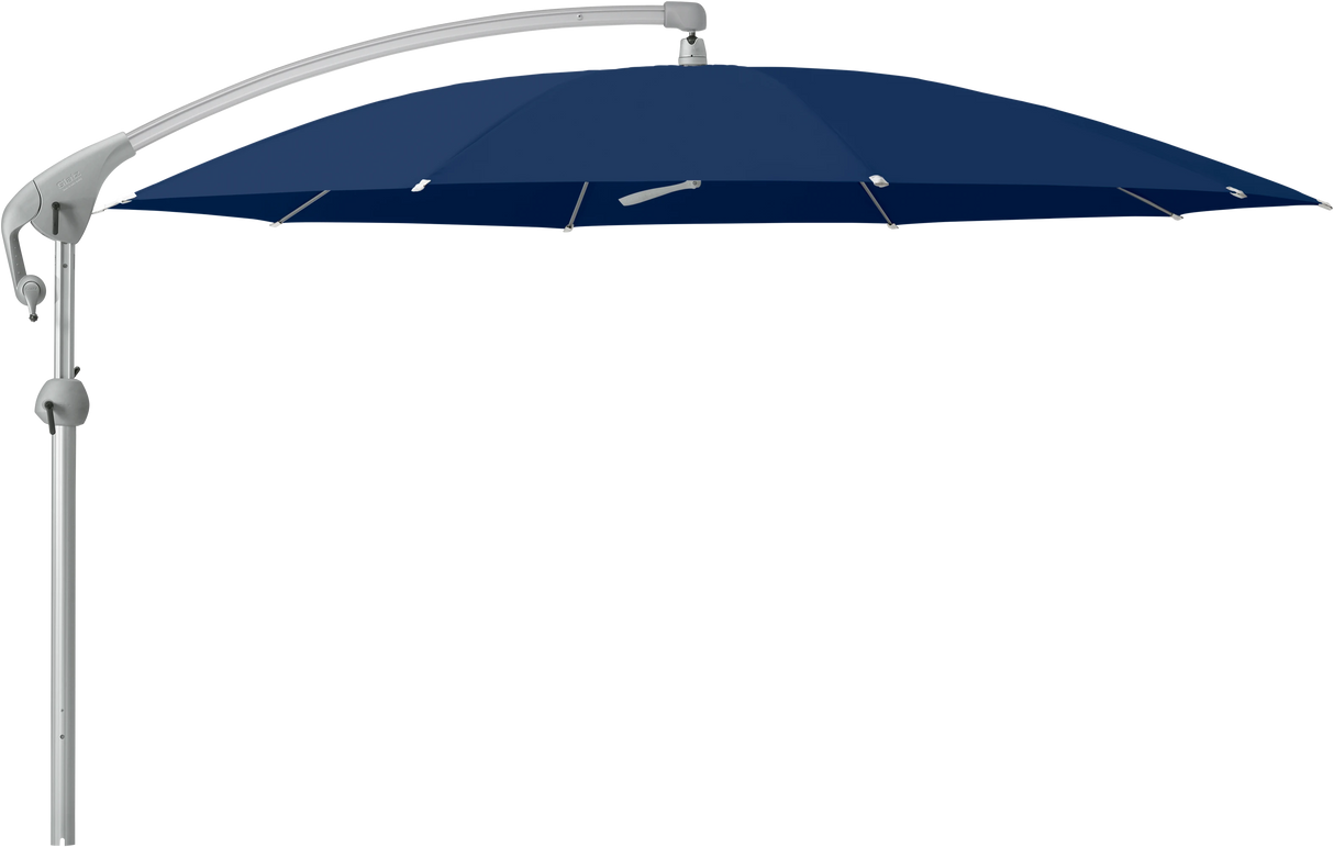 Glatz Parasol PENDALEX P+ rond Cat.5 530 Atlantic Alu naturel eloxe