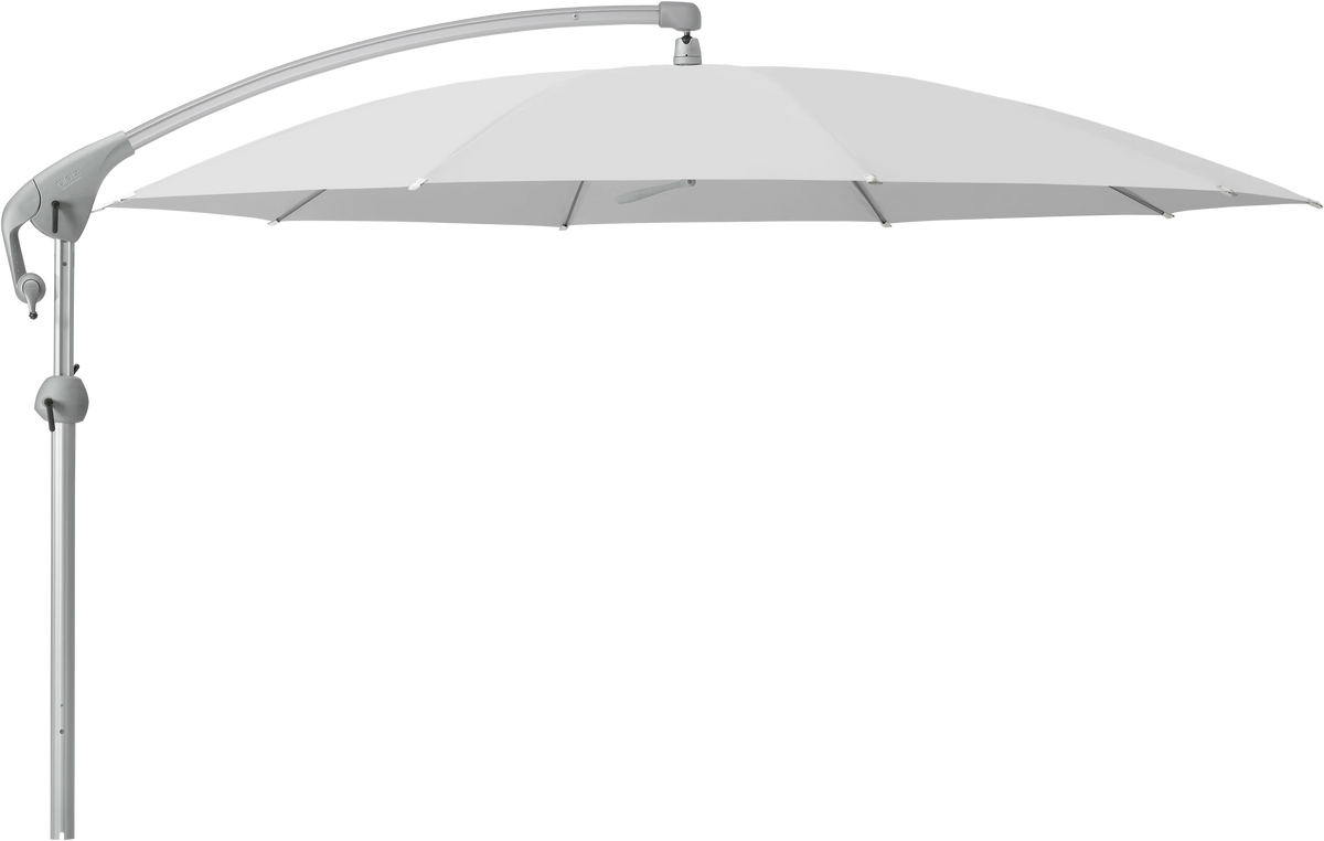 Glatz Parasol PENDALEX P+ rond Cat.5 550 Cement Alu naturel eloxe