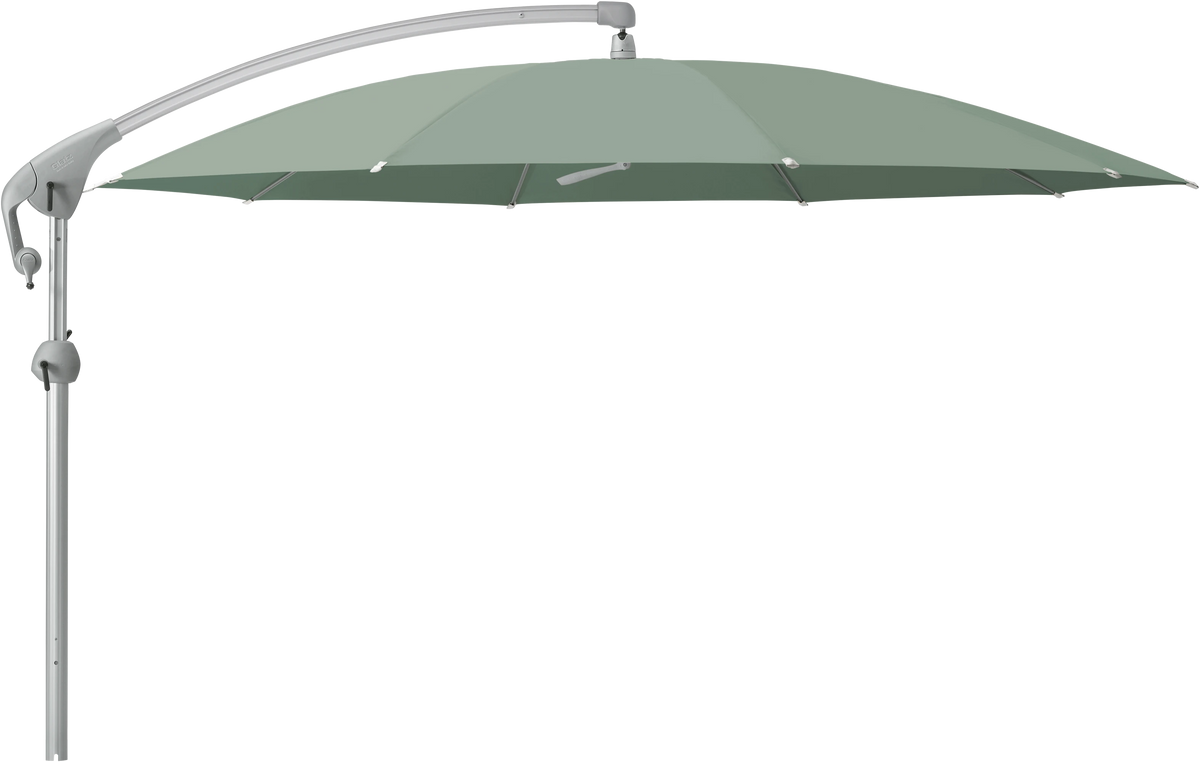 Glatz Parasol PENDALEX P+ rond Cat.5 588 Olive Alu naturel eloxe