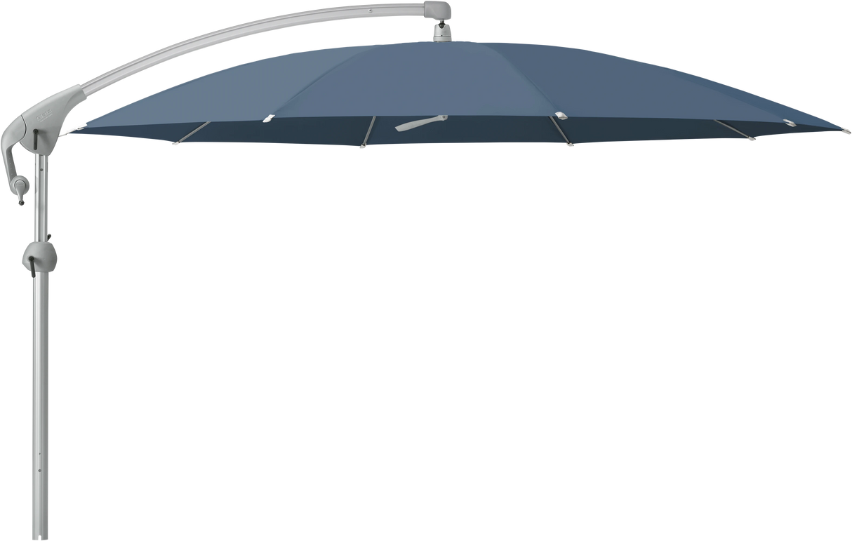 Glatz Parasol PENDALEX P+ rond Cat.5 600 Wave Alu naturel eloxe