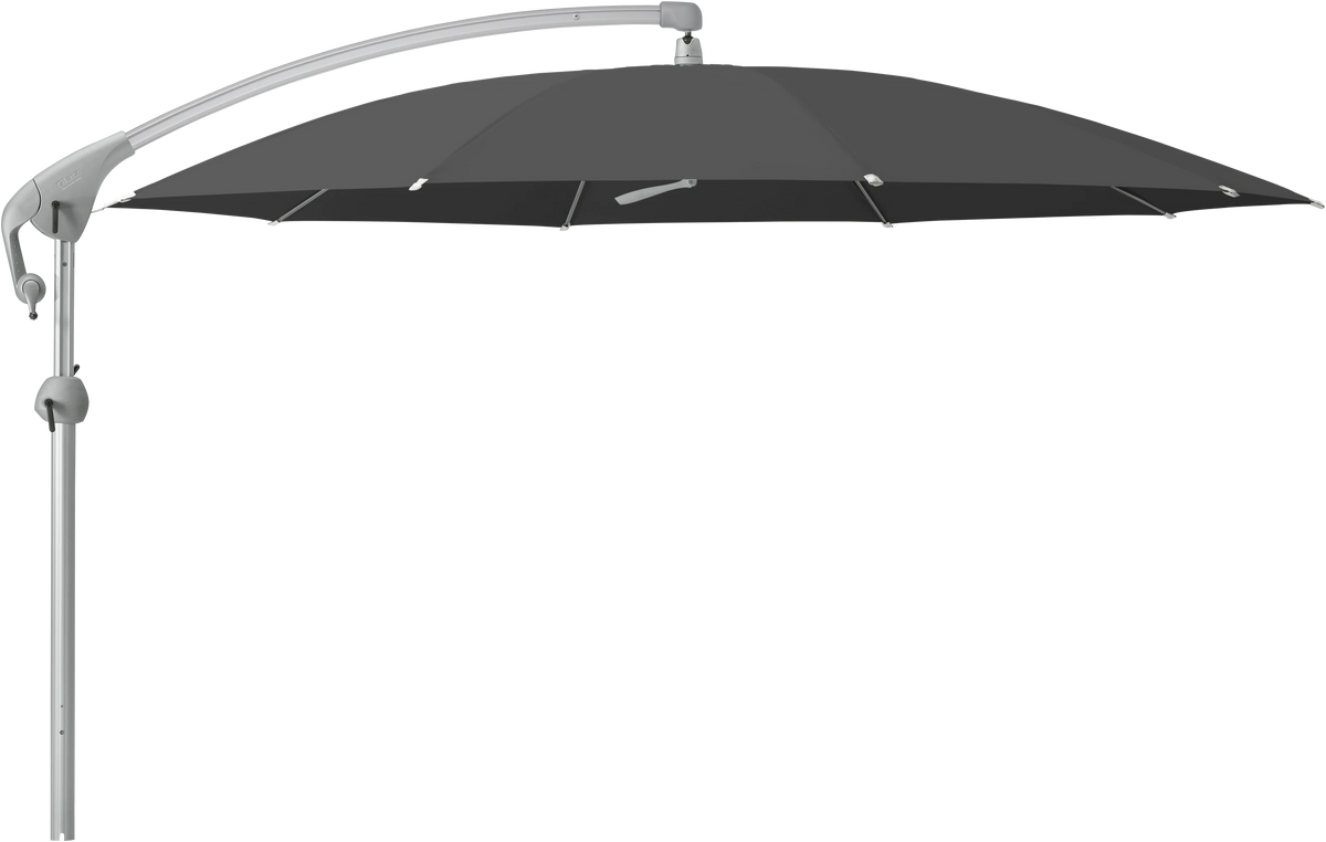 Glatz Parasol PENDALEX P+ rond Cat.5 809 Midnight Alu naturel eloxe
