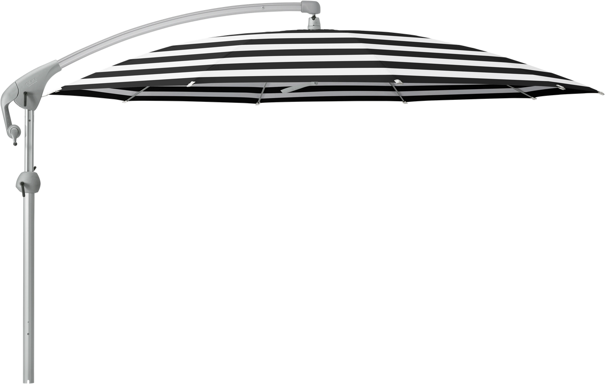 Glatz Parasol PENDALEX P+ rond Cat.5 810 Black Stripe Alu naturel eloxe