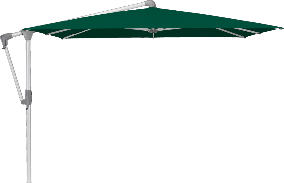 Glatz Parasol SUNWING Casa carre Cat.5 521 Aloe Alu naturel anodise