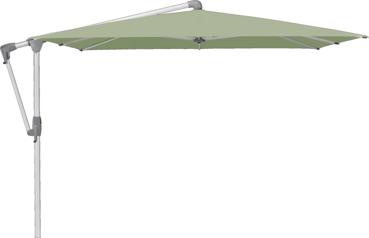 Glatz Parasol SUNWING Casa carre Cat.5 579 Pistachio Alu naturel anodise