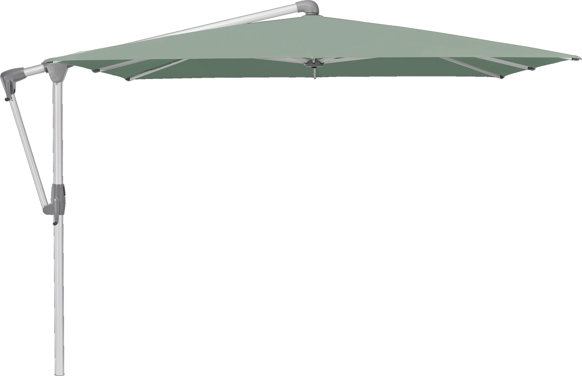 Glatz Parasol SUNWING Casa carre Cat.5 588 Olive Alu naturel anodise