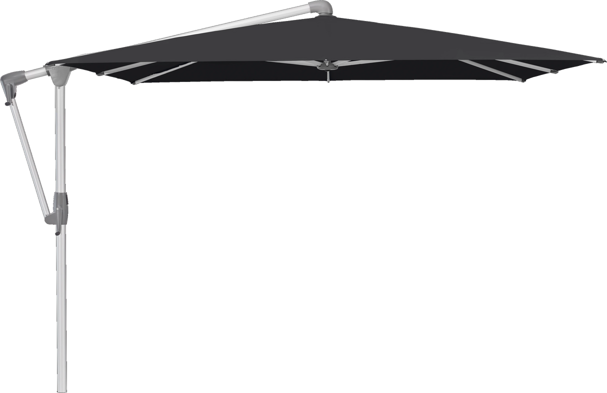 Glatz Parasol SUNWING Casa carre Cat.5 615 Black Alu naturel anodise