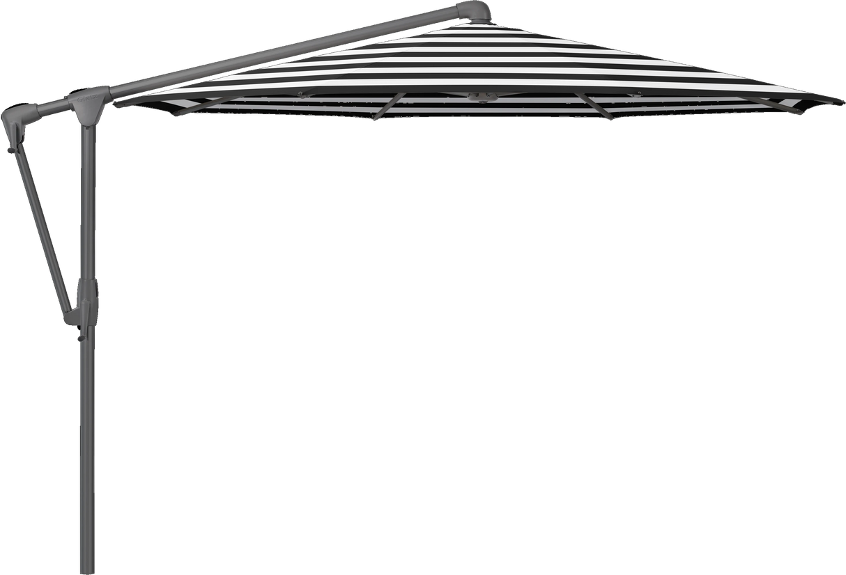 Glatz Parasol SUNWING Casa carre Cat.5 810 Black Stripe Alu laque anthracite