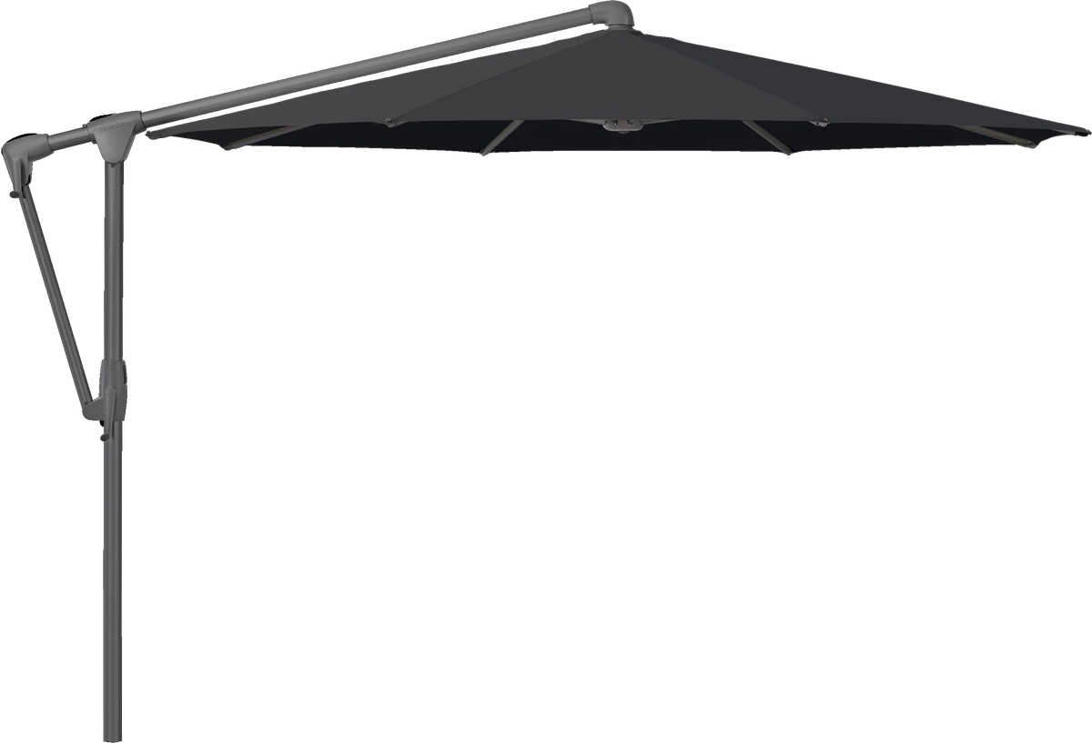 Glatz Parasol SUNWING Casa rond Cat.5 615 Black Alu laque anthracite