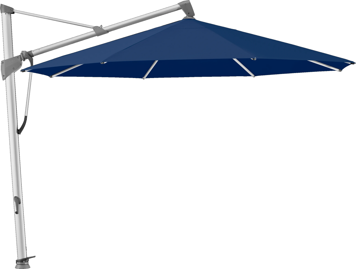 Glatz Parasol SOMBRANO® S+ rond 530 Atlantic Alu naturel eloxé