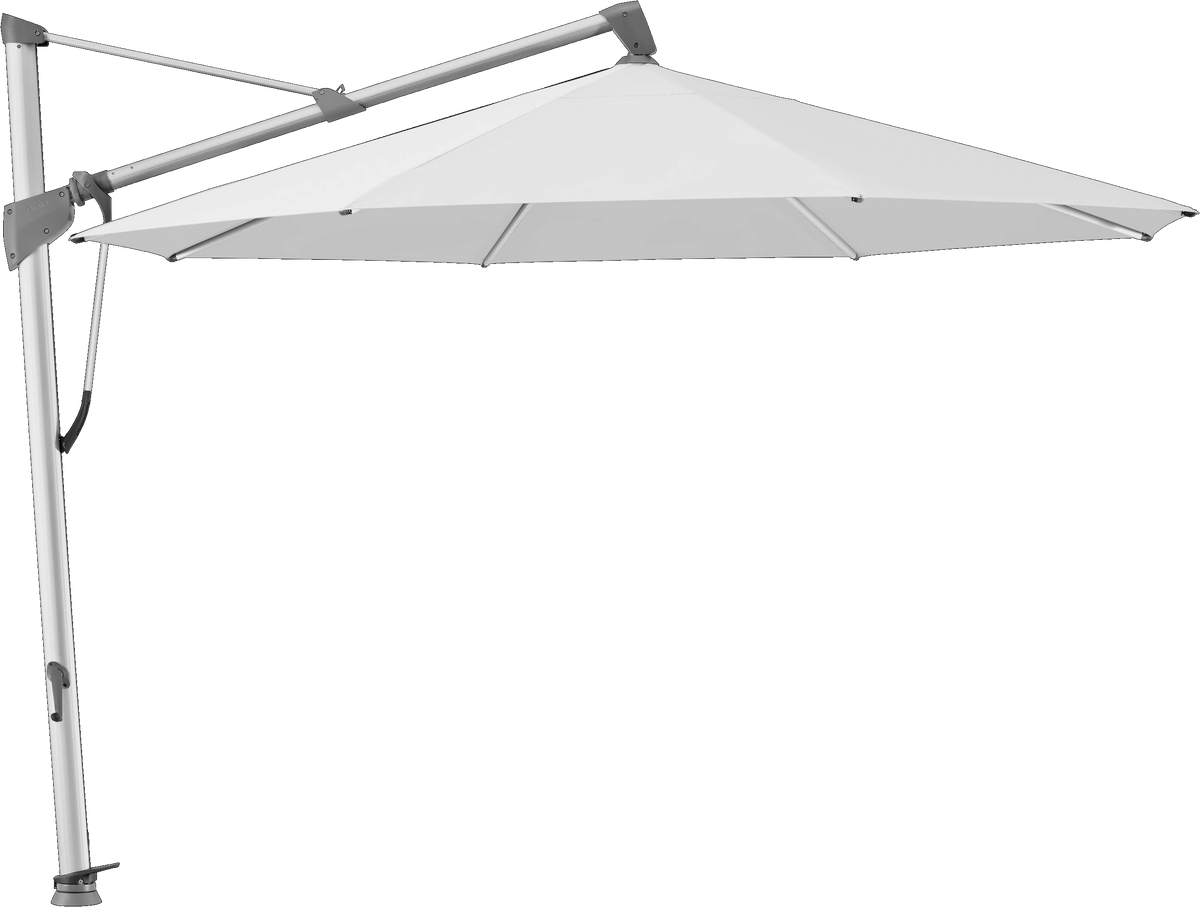Glatz Parasol SOMBRANO® S+ rond 550 Cement Alu naturel eloxé
