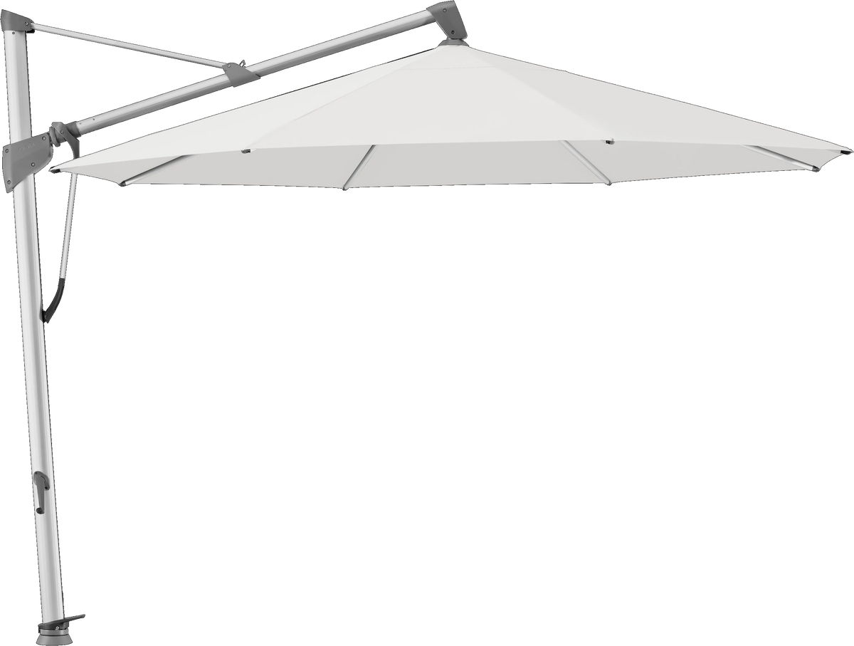 Glatz Parasol SOMBRANO® S+ rond 556 Alabaster Alu naturel eloxé