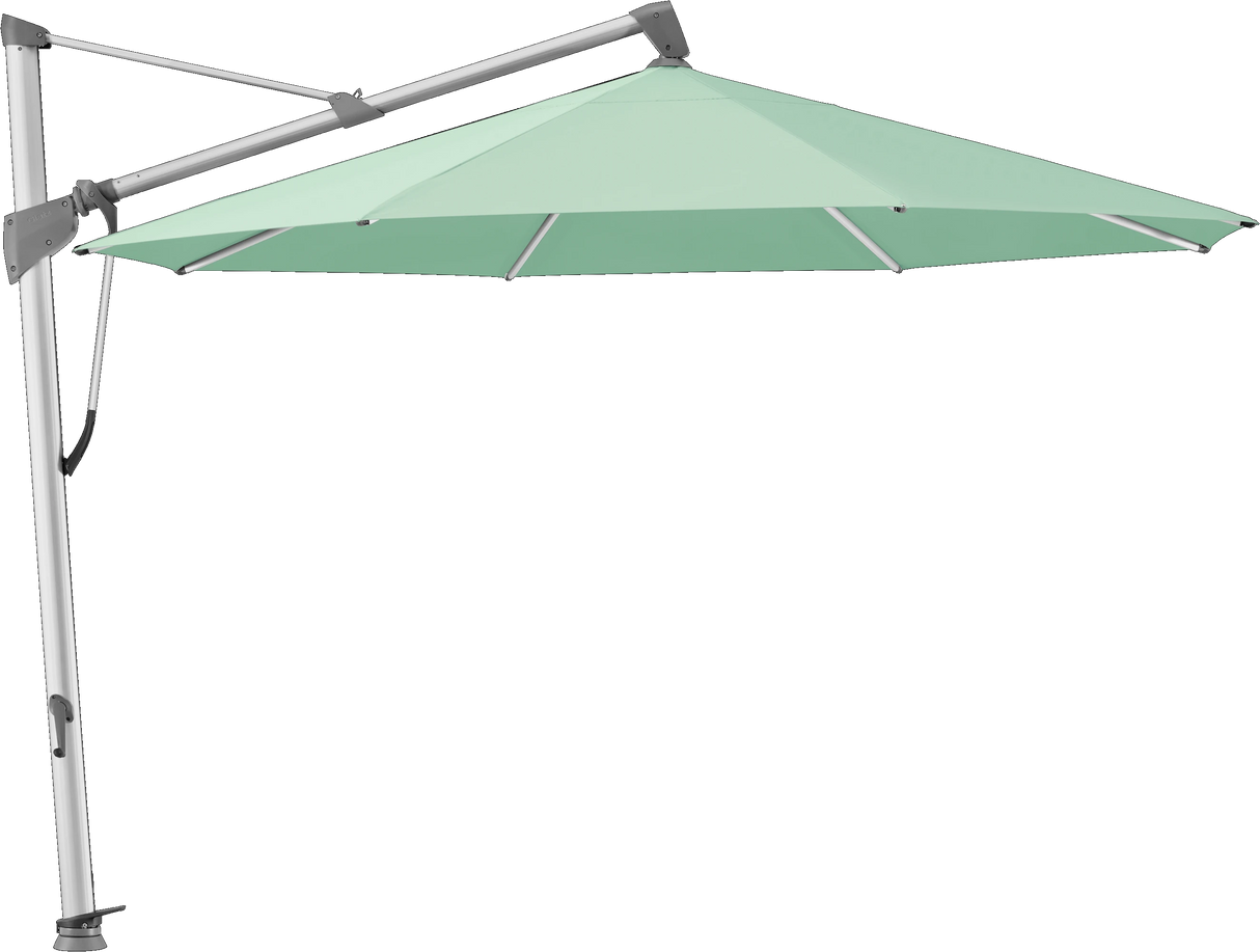 Glatz Parasol SOMBRANO® S+ rond 581 Jade Alu naturel eloxé