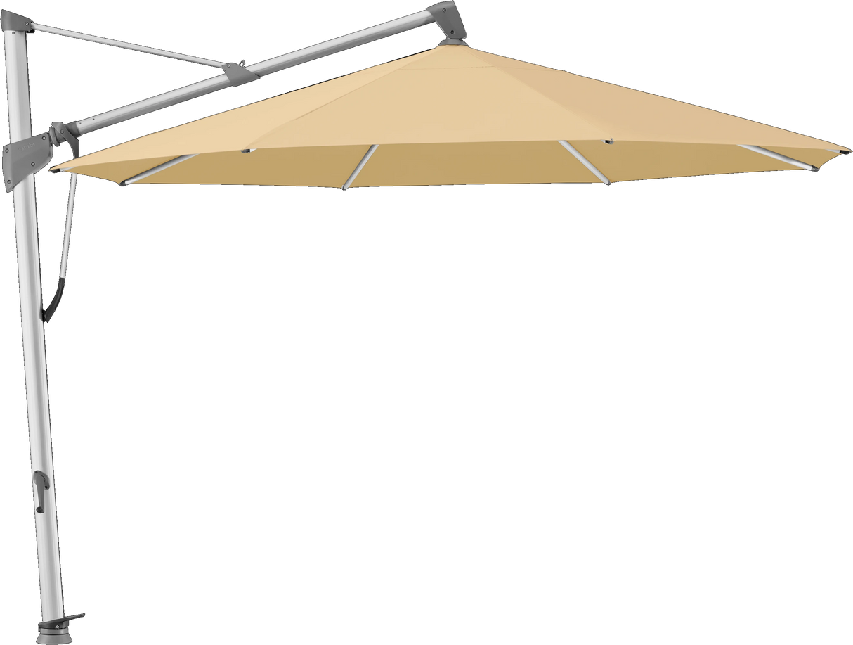 Glatz Parasol SOMBRANO® S+ rond 604 Cereal Alu naturel eloxé