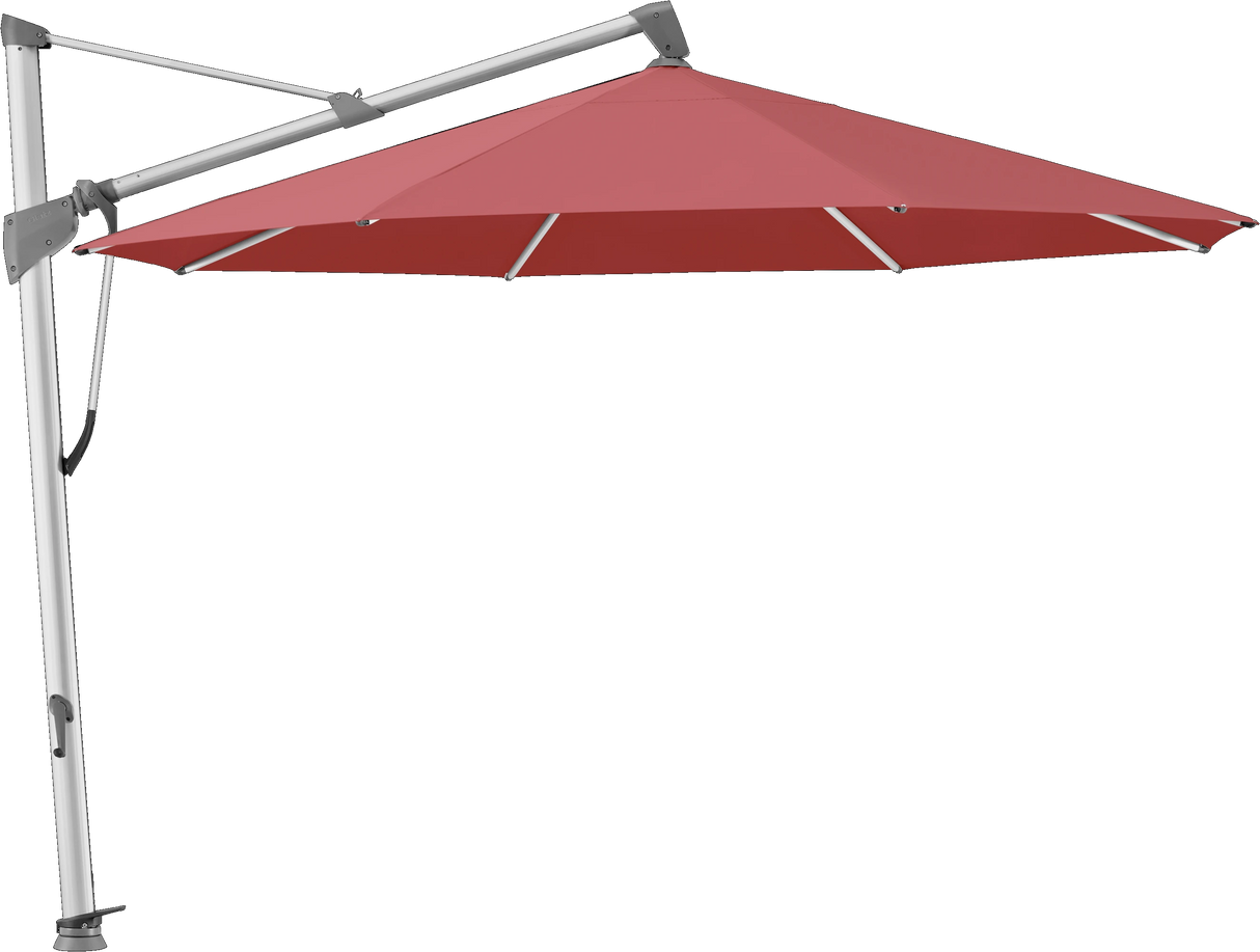 Glatz Parasol SOMBRANO® S+ rond 637 Cherry Alu naturel eloxé
