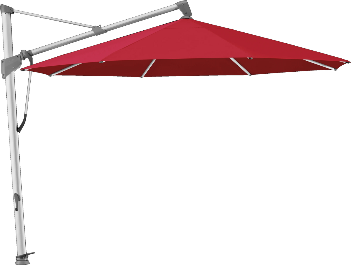Glatz Parasol SOMBRANO® S+ rond 646 Rubino Alu naturel eloxé
