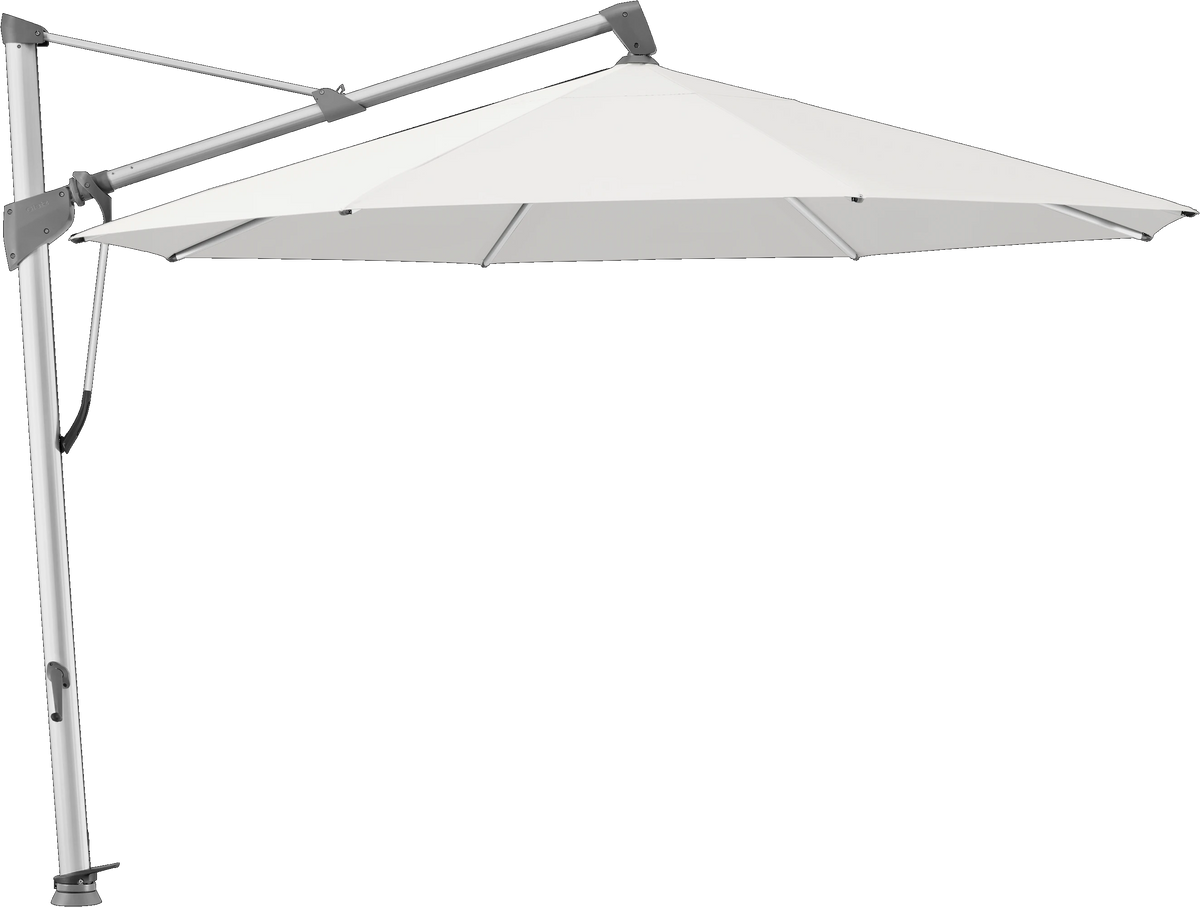 Glatz Parasol SOMBRANO® S+ rond 665 Chrome Alu naturel eloxé