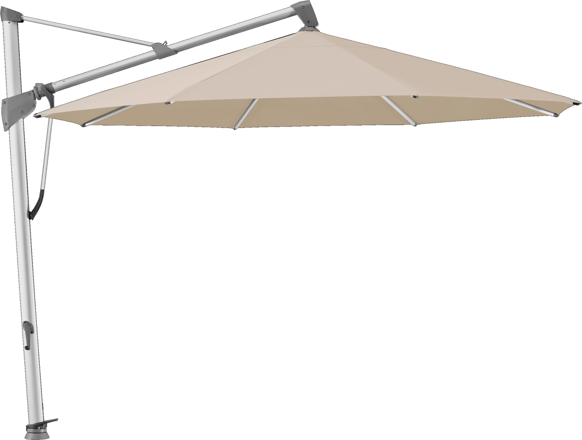 Glatz Parasol SOMBRANO® S+ rond 803 Linen Alu naturel eloxé