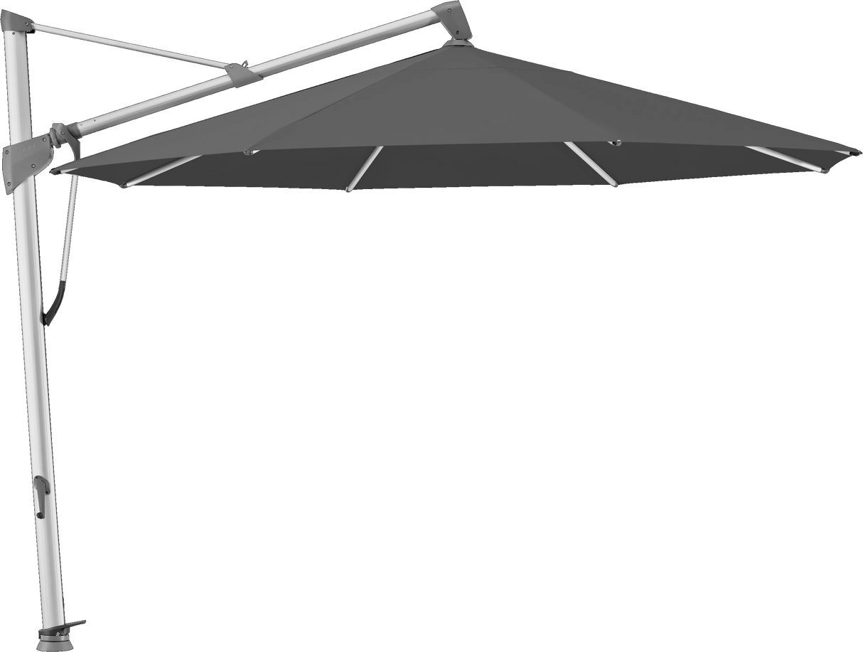 Glatz Parasol SOMBRANO® S+ rond 809 Midnight Alu naturel eloxé