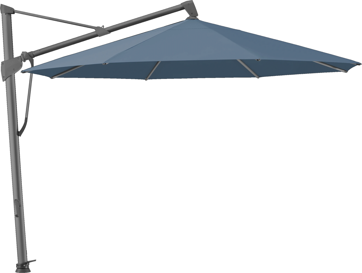 Glatz Parasol SOMBRANO® S+ rond 600 Wave Alu laqué anthracite