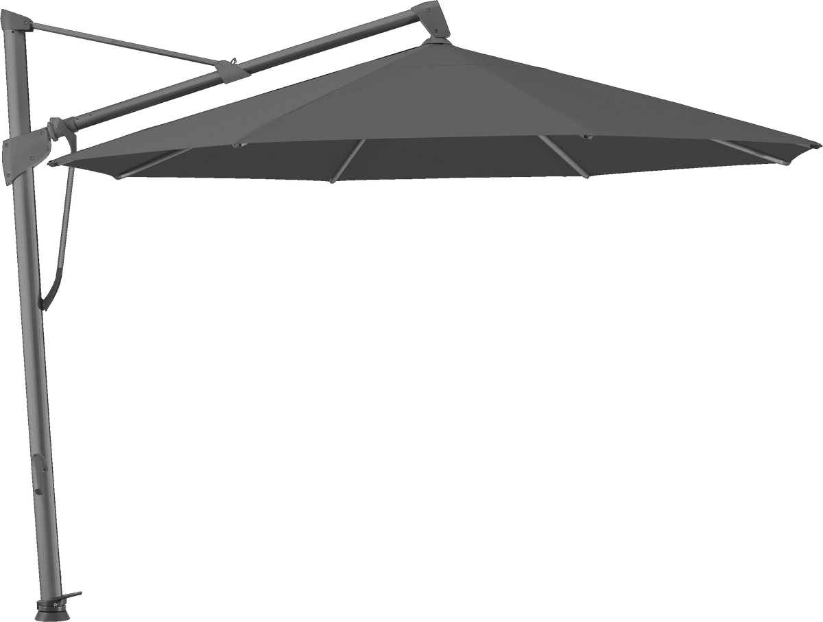 Glatz Parasol SOMBRANO® S+ rond 809 Midnight Alu laqué anthracite