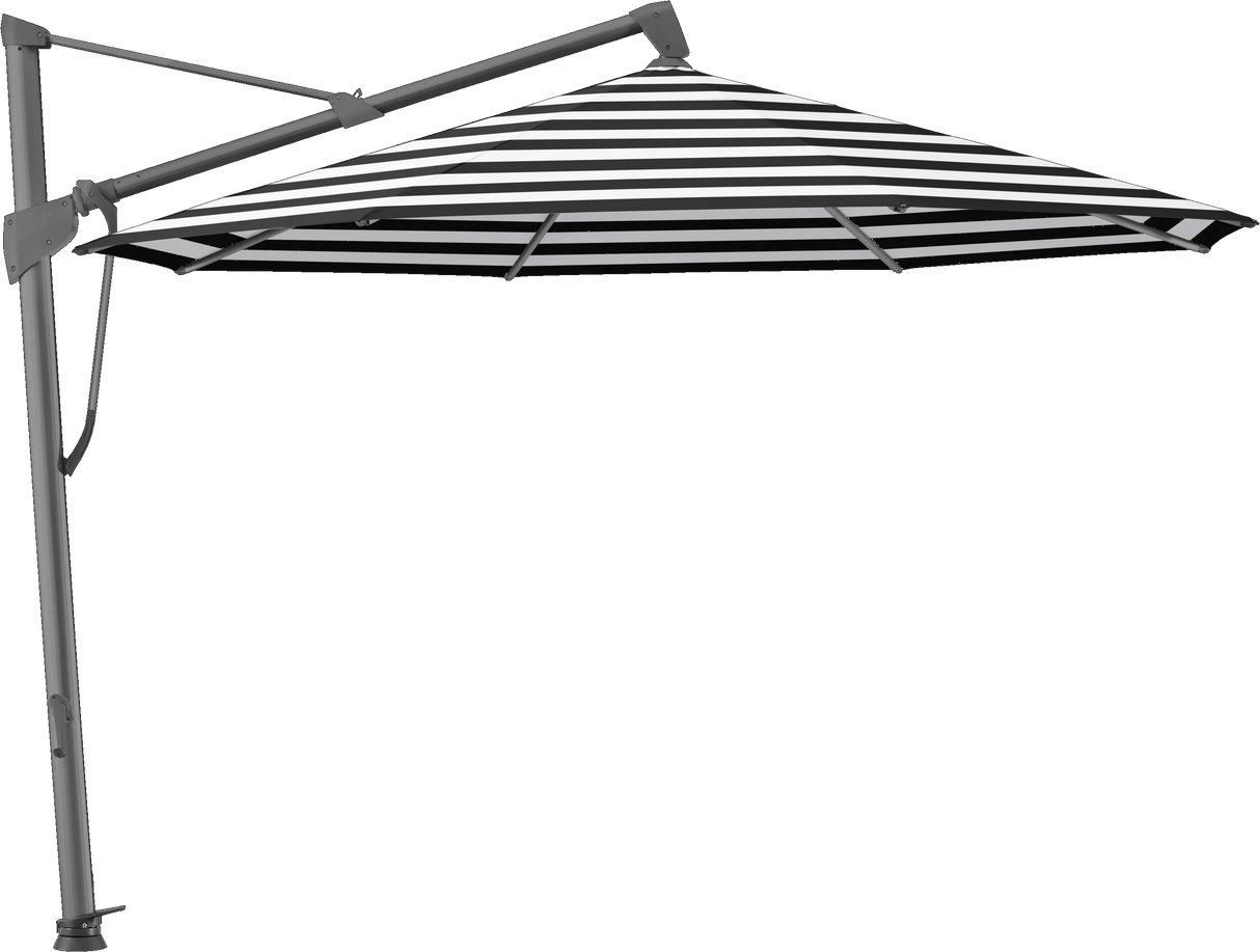 Glatz Parasol SOMBRANO® S+ rond 810 Black Stripe Alu laqué anthracite