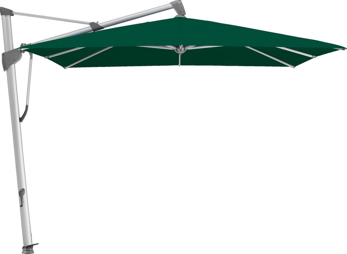Glatz Parasol SOMBRANO® S+ carré 521 Aloe Alu naturel eloxé