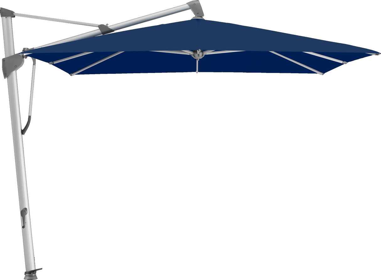 Glatz Parasol SOMBRANO® S+ carré 530 Atlantic Alu naturel eloxé