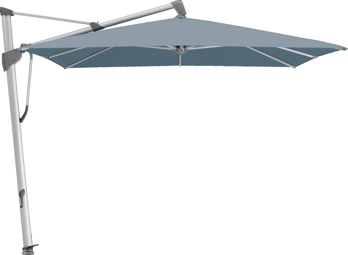Glatz Parasol SOMBRANO® S+ carré 603 Horizon Alu naturel eloxé