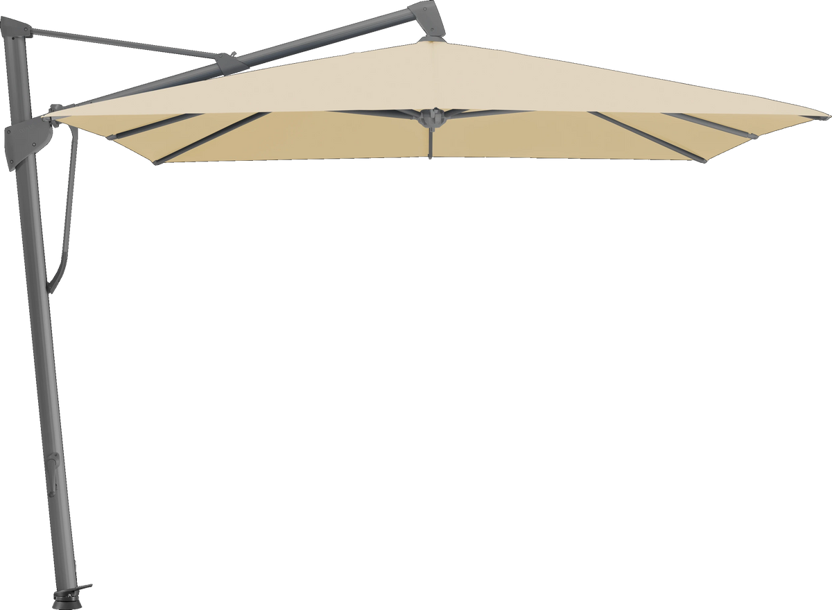 Glatz Parasol SOMBRANO® S+ carré 526 Bamboo Alu laqué anthracite