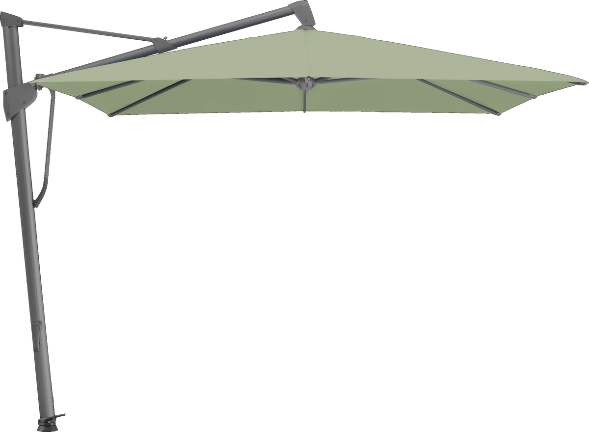 Glatz Parasol SOMBRANO® S+ carré 579 Pistachio Alu laqué anthracite