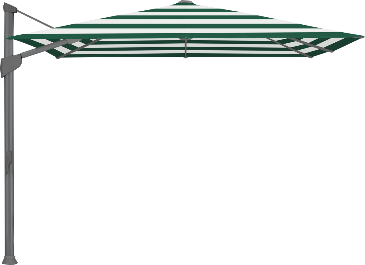 Glatz Parasol FORTANO carre Cat.5 589 Green Stripe Alu laque anthracite