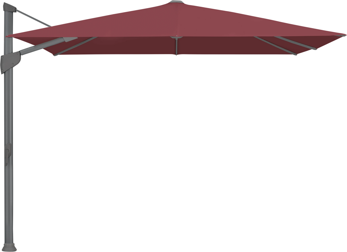 Glatz Parasol FORTANO carre Cat.5 644 Merlot Alu laque anthracite