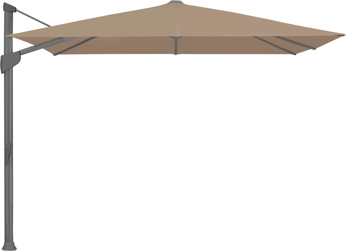 Glatz Parasol FORTANO carre Cat.5 650 Camel Alu laque anthracite