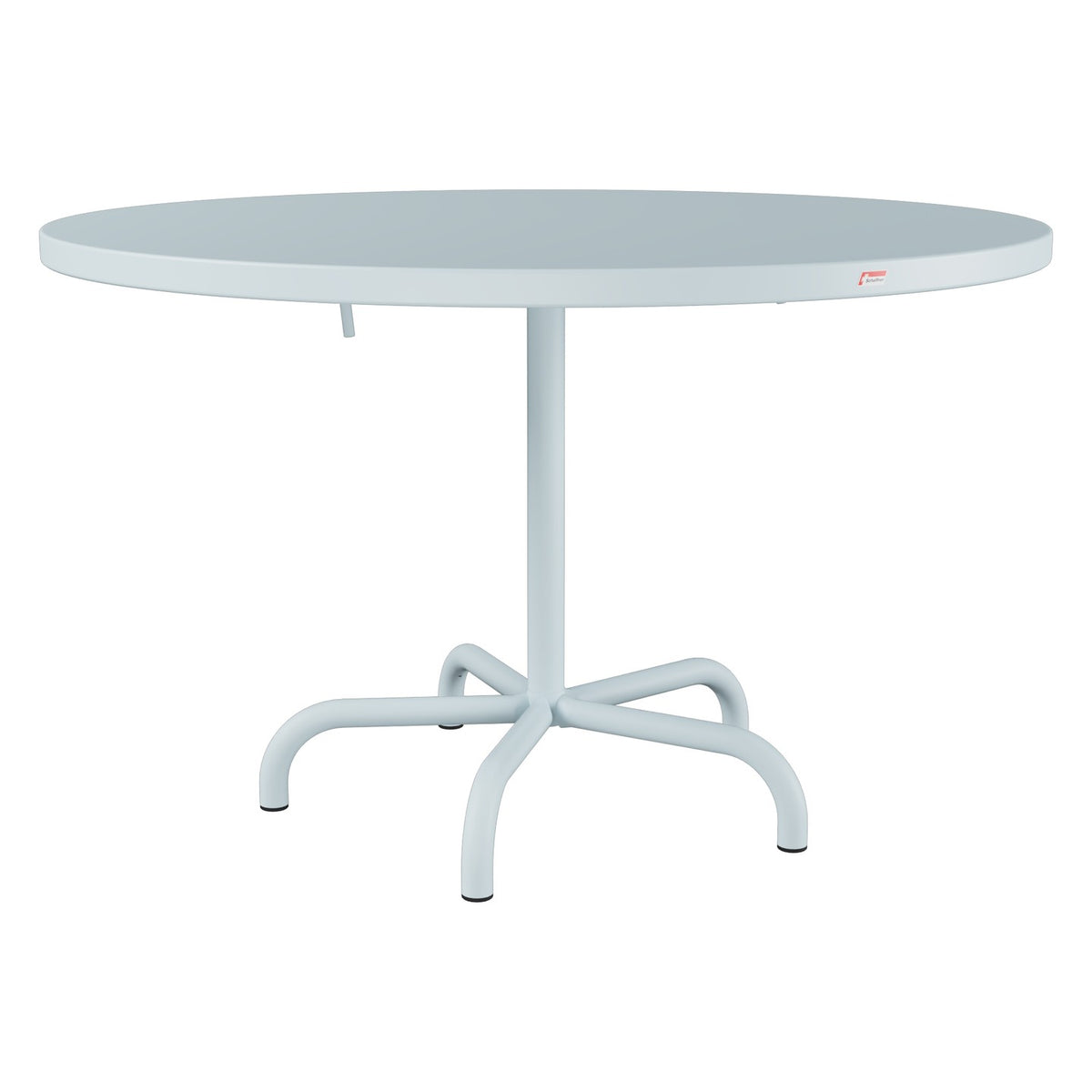 Schaffner Säntis Table repas rabattable Ø117cm – Bleu Pastel 51 / Bleu Pastel 51