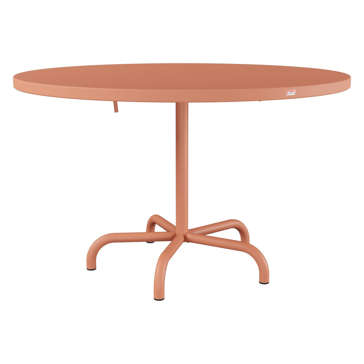 Schaffner Säntis Table repas rabattable Ø117cm – Terracotta 84 / Terracotta 84