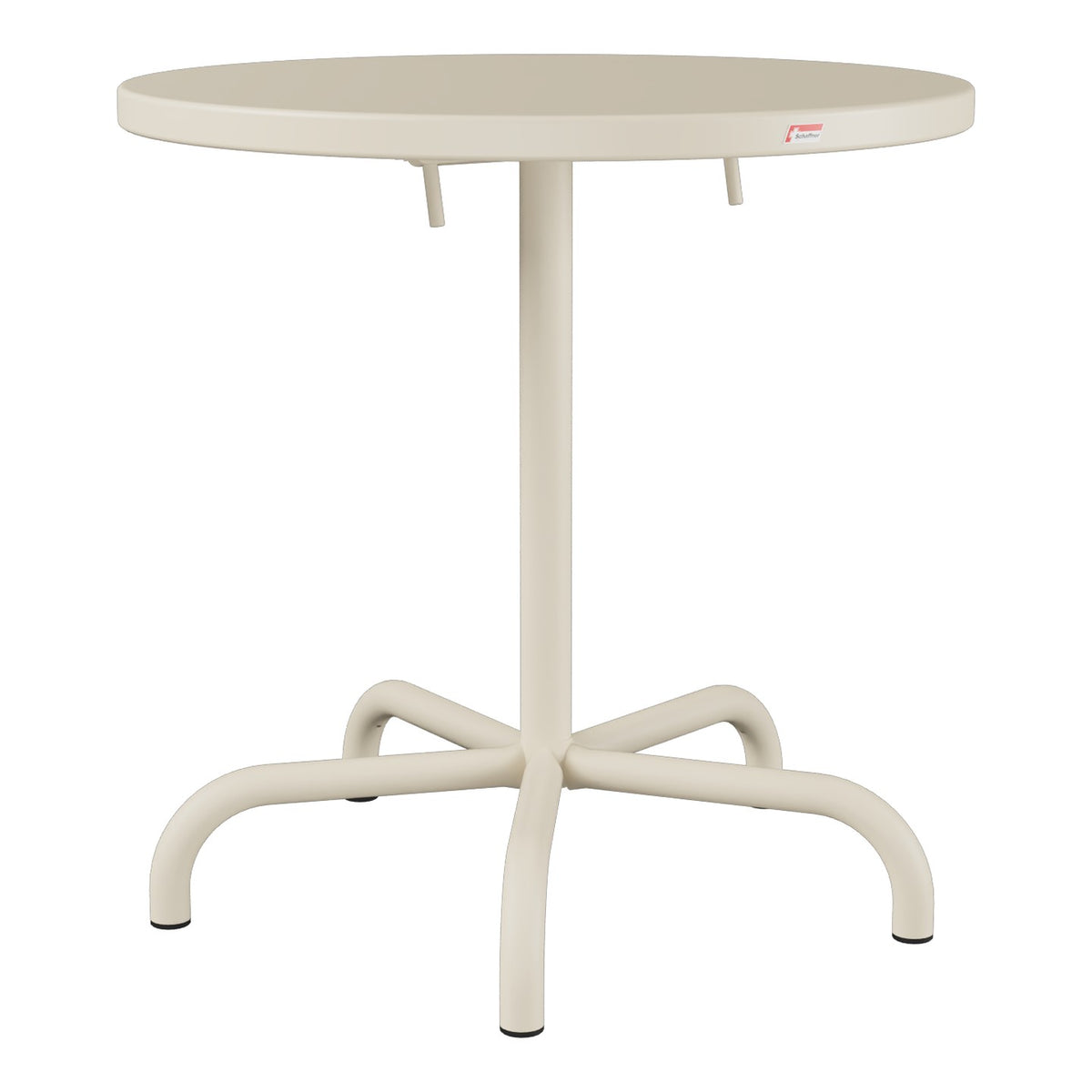 Schaffner Säntis Table repas rabattable Ø72cm – Sable Pastel 15 / Sable Pastel 15