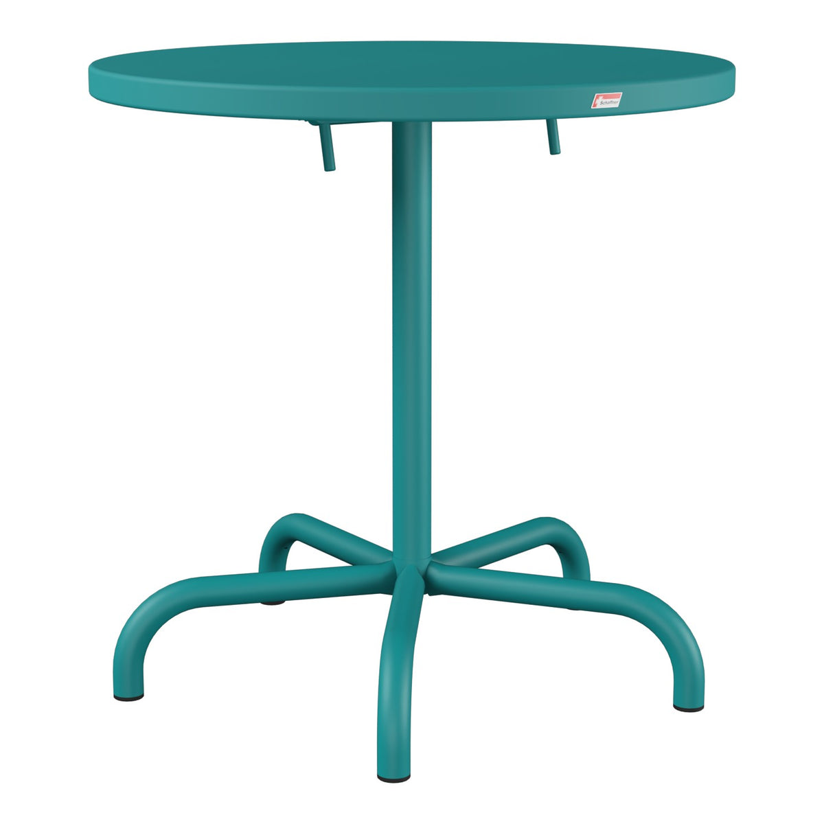Schaffner Säntis Table repas rabattable Ø72cm – Bleu Kali 56 / Bleu Kali 56