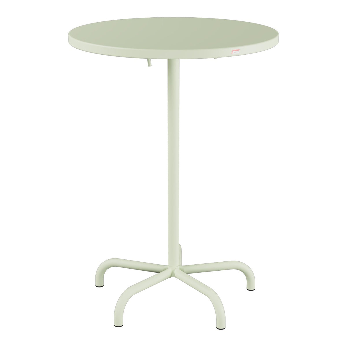 Schaffner Säntis Table haute rabattable ronde Ø80cm h:110cm – Vert Pastel 64 / Vert Pastel 64
