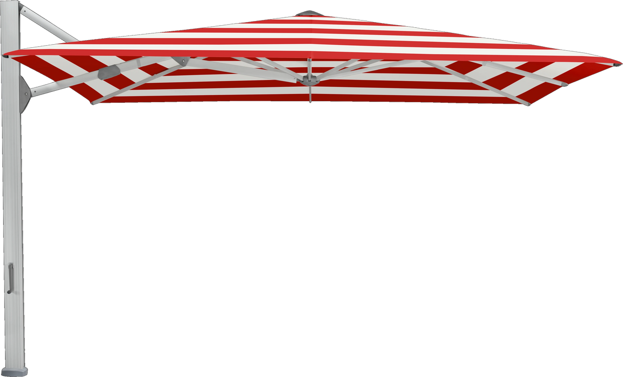 Glatz Parasol AMBIENTE Nova carre Cat.5 800 Red Stripe