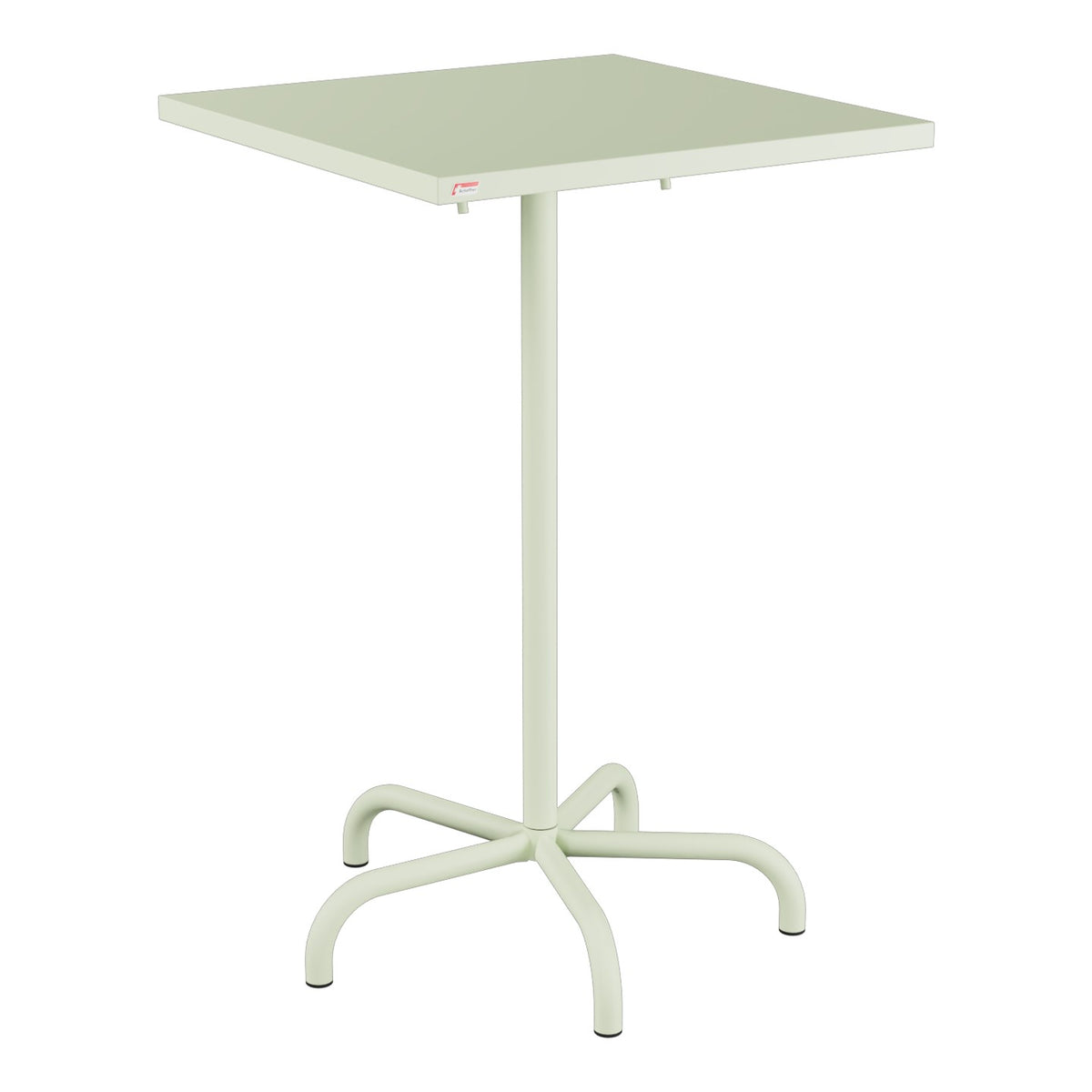 Schaffner Säntis Table haute rabattable 70x70cm h:110cm – Vert Pastel 64 / Vert Pastel 64