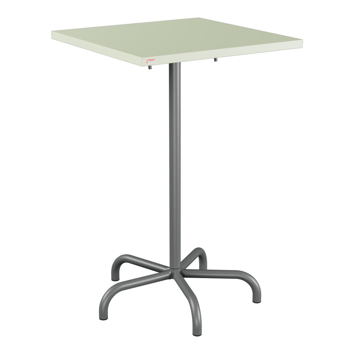 Schaffner Säntis Table haute rabattable 70x70cm h:110cm – Vert Pastel 64 / Graphite 73