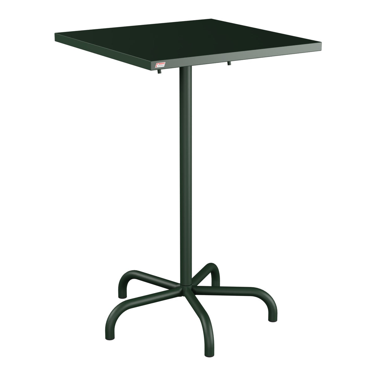 Schaffner Säntis Table haute rabattable 70x70cm h:110cm – Vert Sapin 66 / Vert Sapin 66