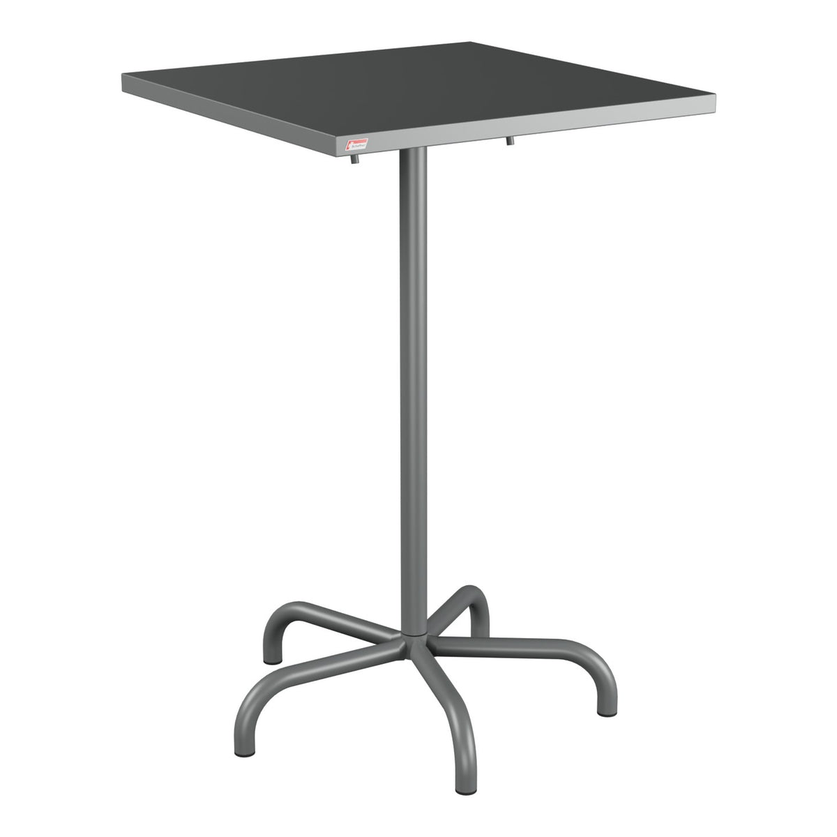 Schaffner Säntis Table haute rabattable 70x70cm h:110cm – Graphite 73 / Graphite 73