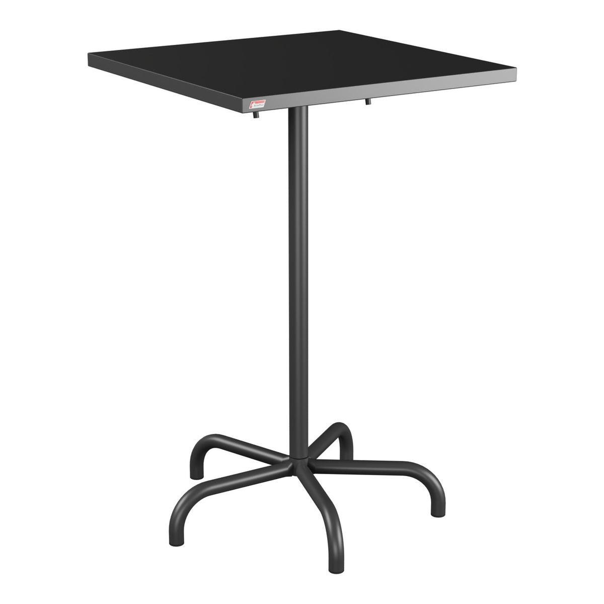Schaffner Säntis Table haute rabattable 70x70cm h:110cm – Anthracite 77 / Anthracite 77