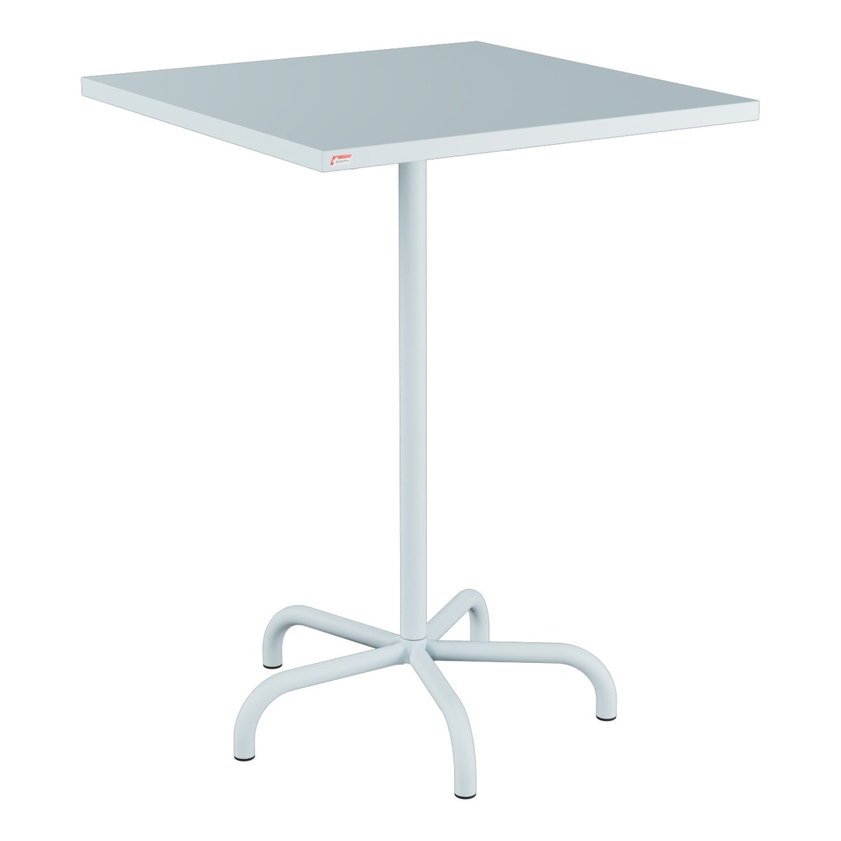 Schaffner Säntis Table haute rabattable 80x80cm h:110cm – Bleu Pastel 51 / Bleu Pastel 51